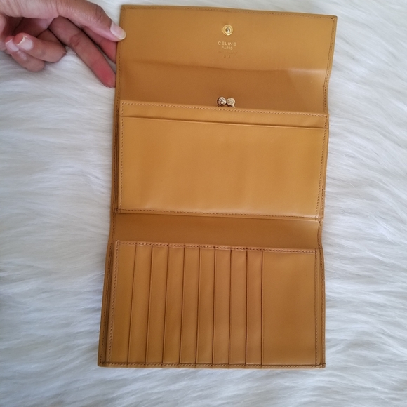 Authentic Celine long wallet bifold - Picture 3 of 11